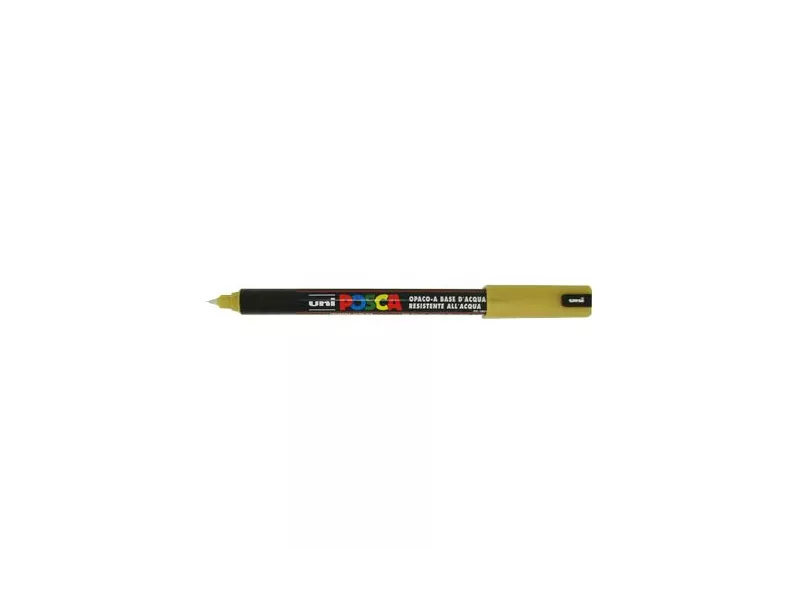 Marcatore a Tempera Uni Posca PC1M Uni-Ball - Punta Tonda - 0,7 mm - M-PC1MR-ORO (Oro)