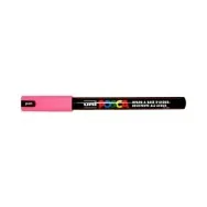 Marcatore a Tempera Uni Posca PC1M Uni-Ball - Punta Tonda - 0,7 mm - M-PC1MR-RA (Rosa)