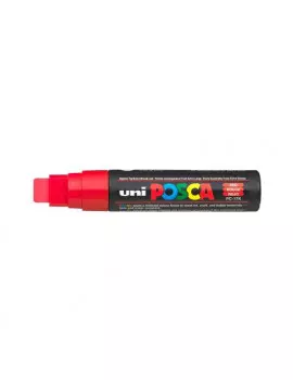 Marcatore a Tempera Uni Posca PC17K Uni-Ball - Punta Scalpello - 15 mm - M-PC17K-R (Rosso)