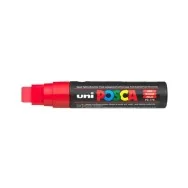 Marcatore a Tempera Uni Posca PC17K Uni-Ball - Punta Scalpello - 15 mm - M-PC17K-R (Rosso)