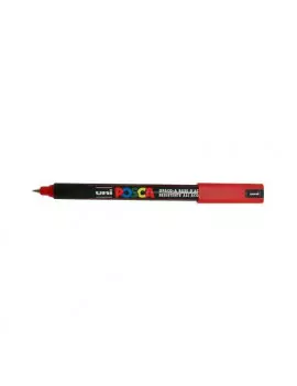 Marcatore a Tempera Uni Posca PC1M Uni-Ball - Punta Tonda - 0,7 mm - M-PC1MR-R (Rosso)