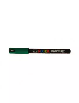 Marcatore a Tempera Uni Posca PC1M Uni-Ball - Punta Tonda - 0,7 mm - M-PC1MR-V (Verde)