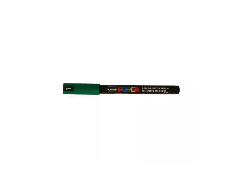 Marcatore a Tempera Uni Posca PC1M Uni-Ball - Punta Tonda - 0,7 mm - M-PC1MR-V (Verde)