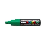 Marcatore a Tempera Uni Posca PC8K Uni-Ball - Punta Scalpello - 8 mm - M-PC8K-V (Verde Scuro)