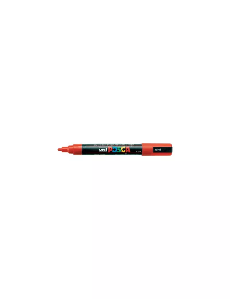 Marcatore Permanente a Tempera Uni Posca PC5M Uni-Ball - Punta Tonda - 1,8-2,5 mm - M-PC5M-V (Verde Scuro) Marcatore Permanente a Tempera Uni Posca PC5M Uni-Ball - Punta Tonda - 1,8-2,5 mm - M-PC5M-V (Verde Scuro)