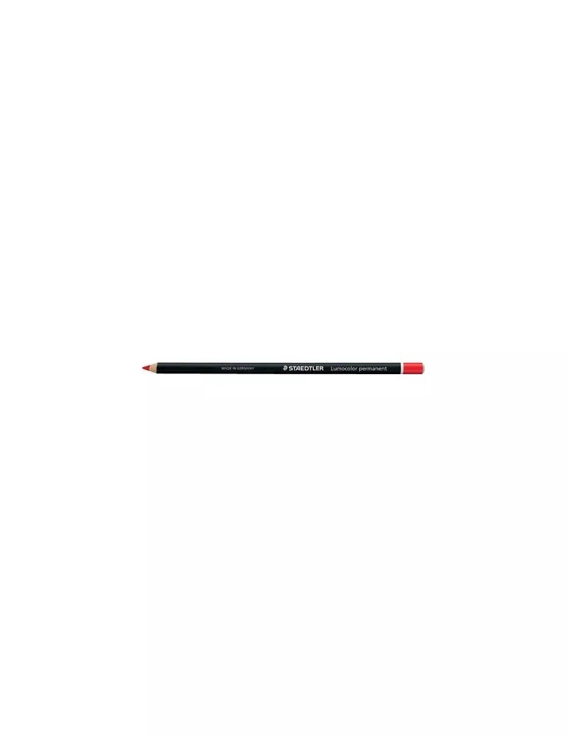 Matita Vetrografica Lumocolor Permanent Glasochrom Staedtler - Punta Tonda - 1-4 mm - 10820-0 (Bianco) Matita Vetrografica Lumocolor Permanent Glasochrom Staedtler - Punta Tonda - 1-4 mm - 10820-0 (Bianco)