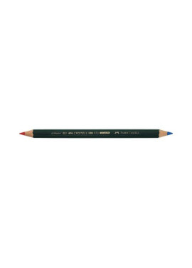 Matita Bicolore Castell Color 873 Faber Castell - 117500 (Rosso e Blu Conf. 12)