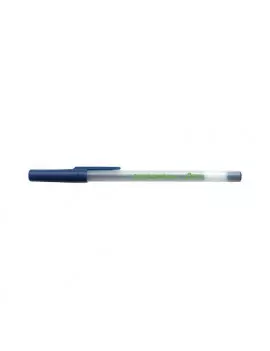 Penna a Sfera Ecolution Round Stic Bic - 1 mm (Blu)