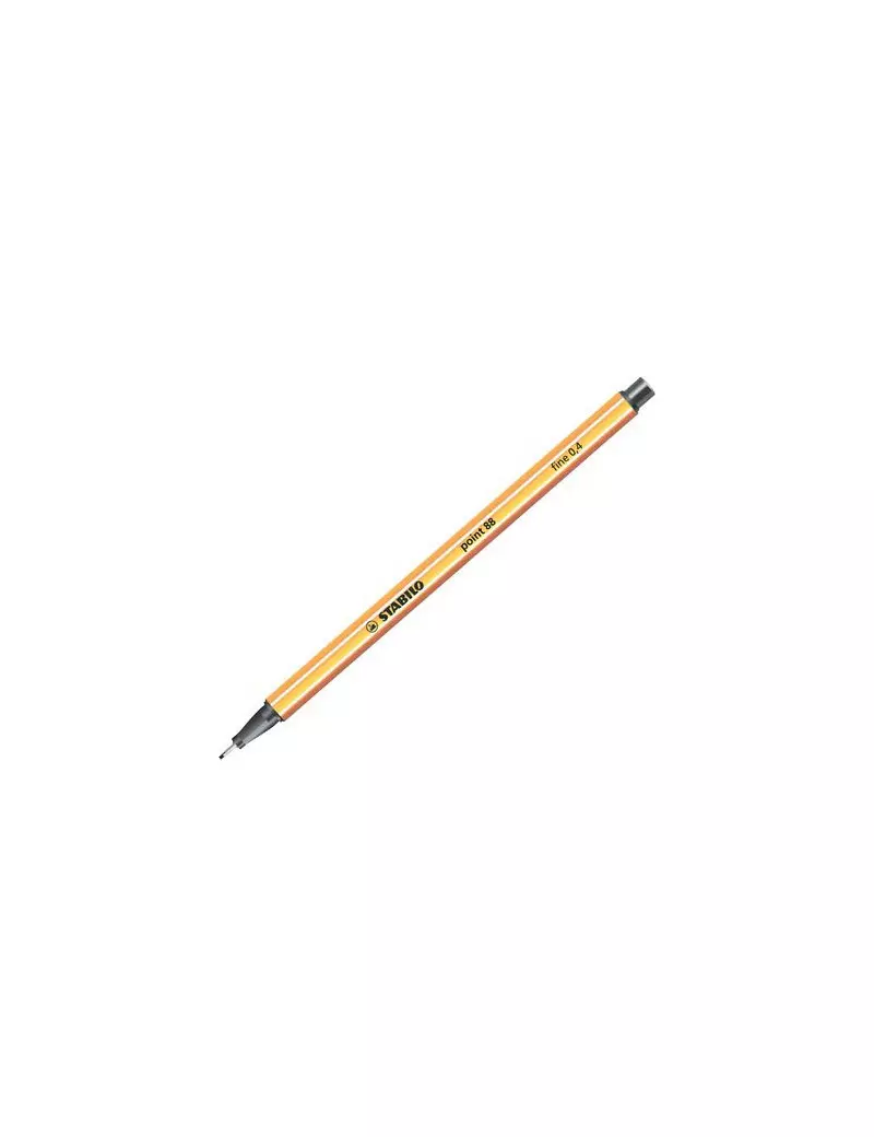 Fineliner Point 88 Stabilo - 0,4 mm - 88/46 (Nero Conf. 10) Fineliner Point 88 Stabilo - 0,4 mm - 88/46 (Nero Conf. 10)