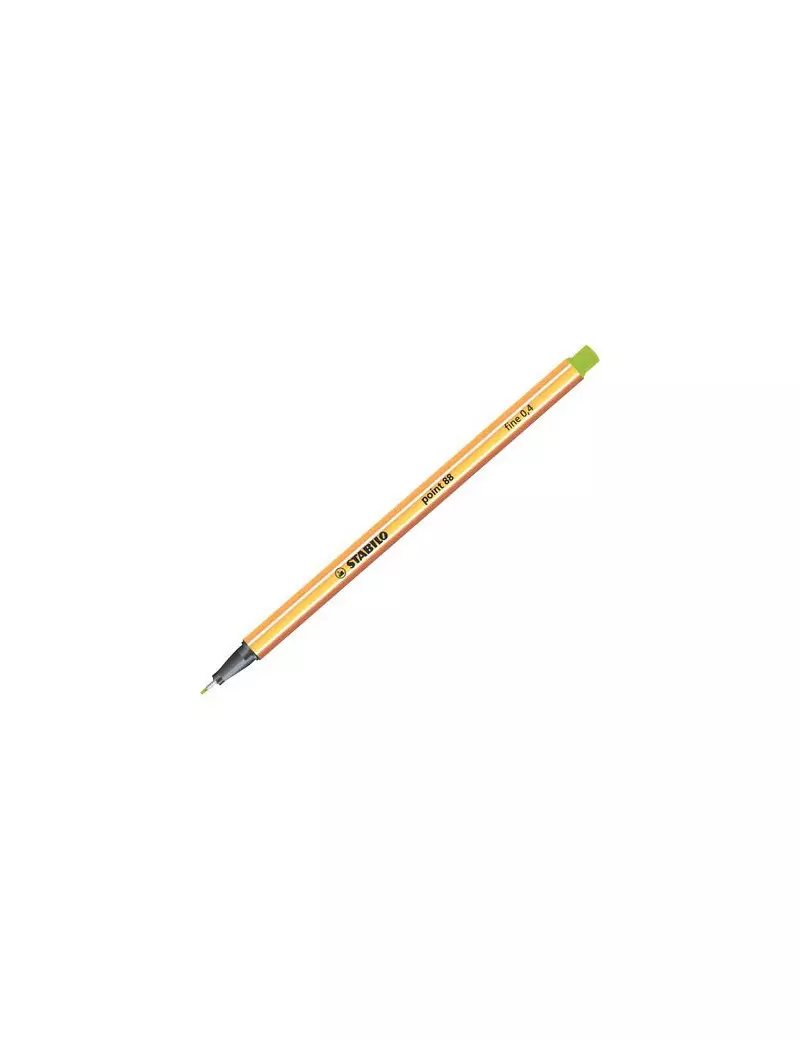 Fineliner Point 88 Stabilo - 0,4 mm - 88/43 (Verde Foglia Conf. 10)