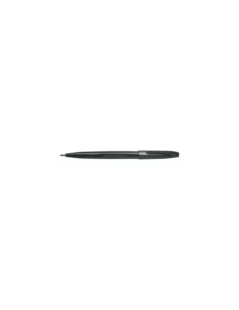 Penna con Punta in Feltro Sign Pen S520 Pentel - 2 mm - S520-A (Nero Conf. 12)