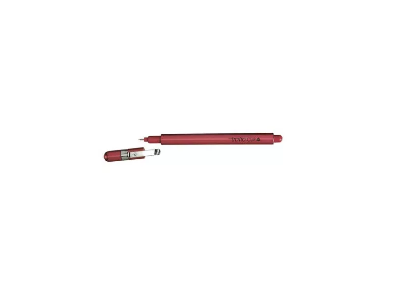 Tratto Clip Fila - 0,3 mm - 803802 (Rosso Conf. 12) Tratto Clip Fila - 0,3 mm - 803802 (Rosso Conf. 12)