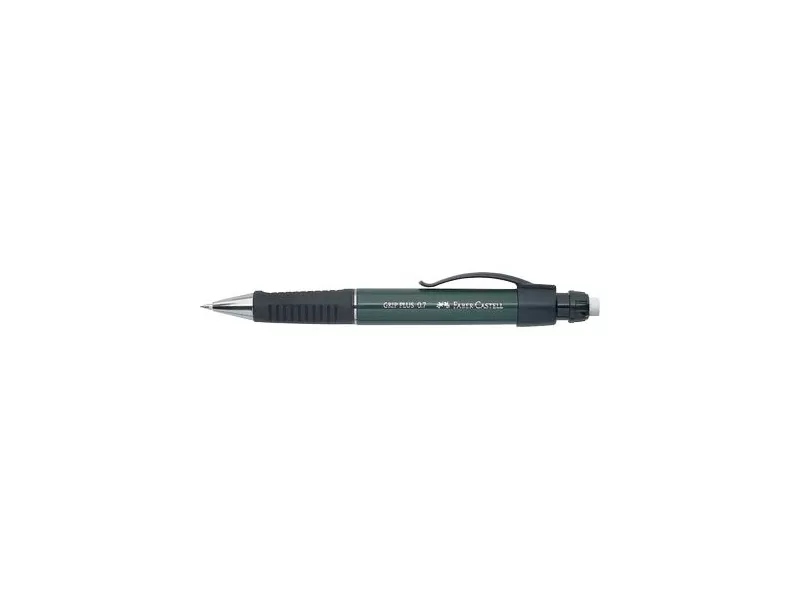 Portamine per Penna a Sfera Grip Plus Metallic Faber Castell - con Pulsante (Verde Scuro)