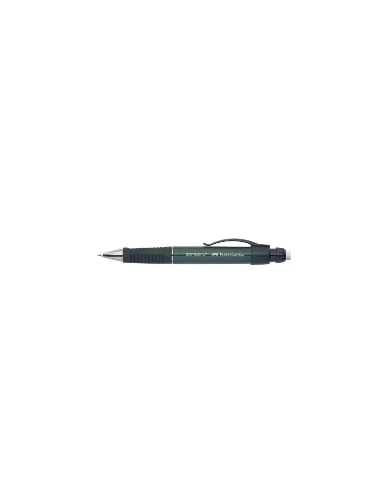 Portamine per Penna a Sfera Grip Plus Metallic Faber Castell - con Pulsante (Verde Scuro) Portamine per Penna a Sfera Grip Plus Metallic Faber Castell - con Pulsante (Verde Scuro)