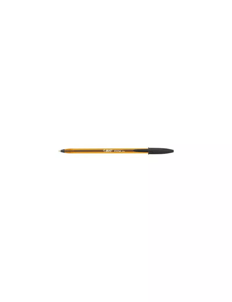 Penna a Sfera Cristal Bic - Punta Fine - 0,8 mm - 872731 (Nero Conf. 50)