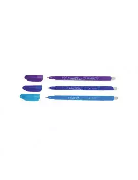 Penna a Sfera Cancellabile Tratto Cancellik - 1 mm (Blu Conf. 12)