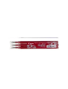 Refill per Frixion Ball Pilot - 0,7 mm (Rosso Conf. 3)