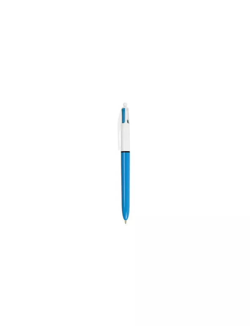 Penna a Sfera a Scatto 4 Colours Bic - 1 mm - 801867 (Blu Nero Rosso Verde Conf. 12)