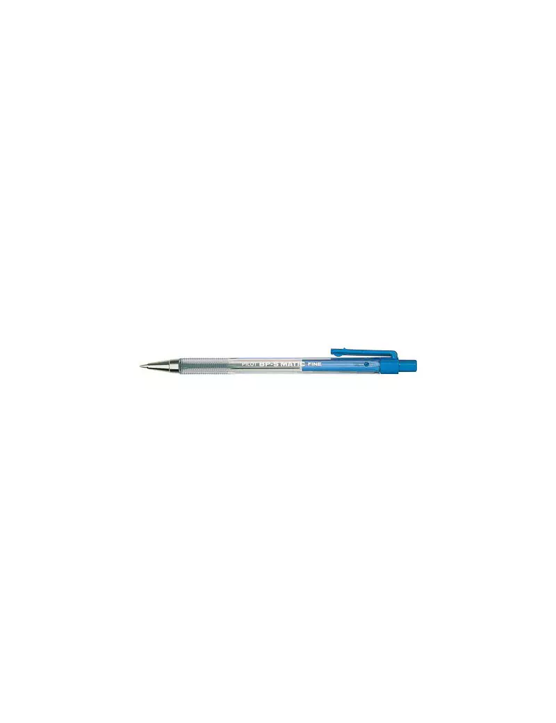 Penna a Sfera a Scatto BPS Matic Pilot - 0,7 mm - 001626 (Blu Conf. 12)