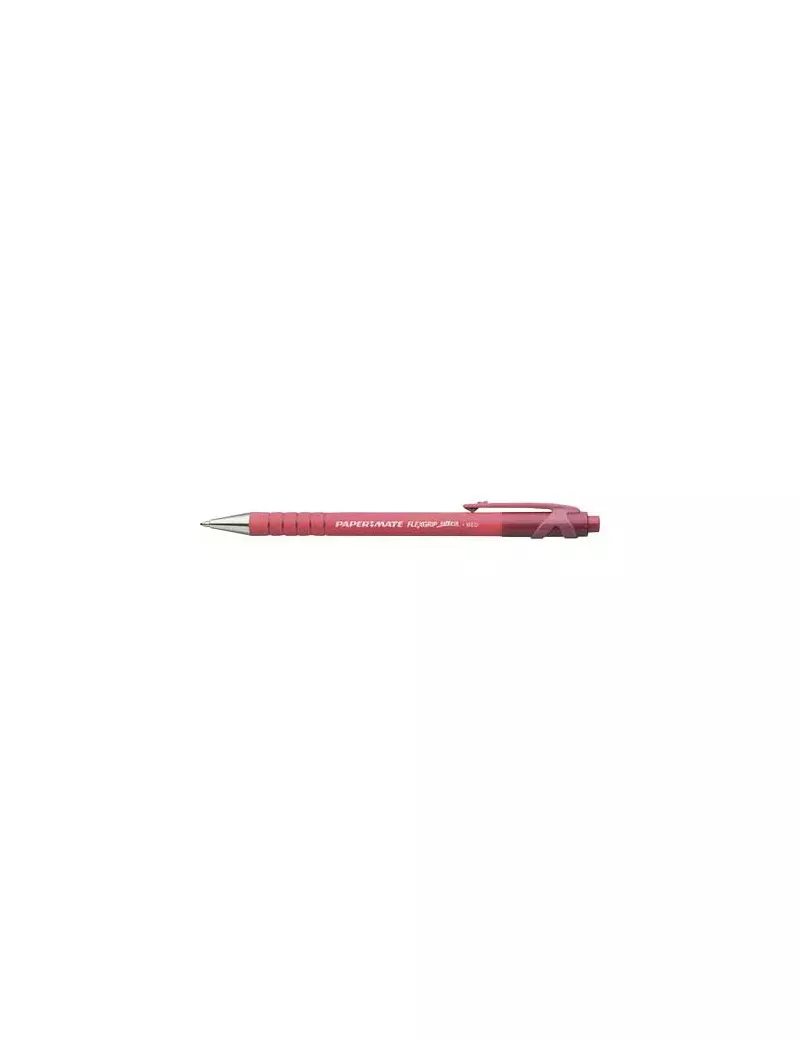 Penna a Sfera a Scatto FlexGrip Ultra Paper Mate - 1 mm - S0190413 (Rosso Conf. 12)