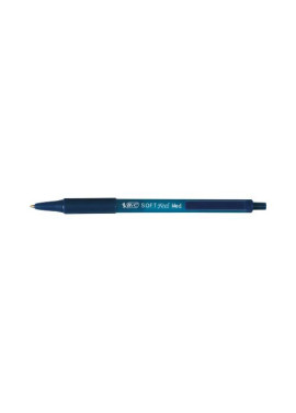 Penna a Sfera a Scatto Soft Feel Clic Bic - 1 mm - 837398 (Blu Conf. 12)