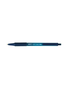 Penna a Sfera a Scatto Soft Feel Clic Bic - 1 mm - 837397 (Nero Conf. 12)