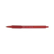 Penna a Sfera a Scatto Soft Feel Clic Bic - 1 mm - 837399 (Rosso Conf. 12)