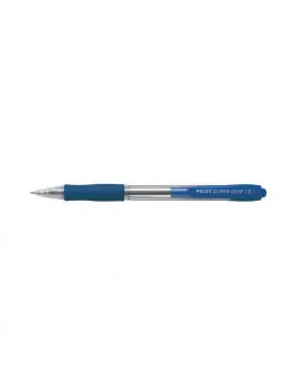 Penna a Sfera a Scatto Supergrip Pilot - 0,7 mm - 001532 (Blu Conf. 12)