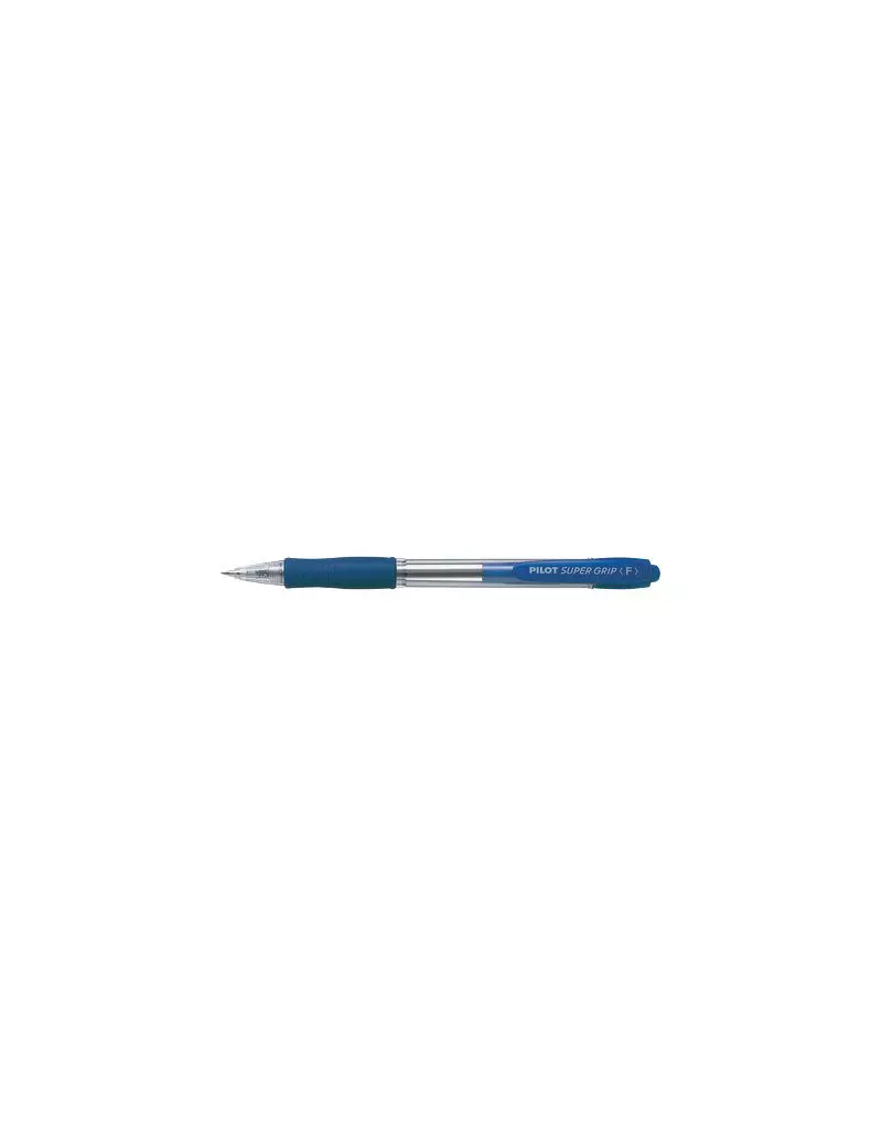Penna a Sfera a Scatto Supergrip Pilot - 0,7 mm - 001532 (Blu Conf. 12)