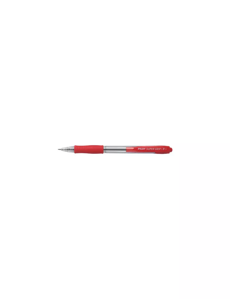 Penna a Sfera a Scatto Supergrip Pilot - 0,7 mm - 001533 (Rosso Conf. 12)