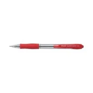 Penna a Sfera a Scatto Supergrip Pilot - 1 mm - 001442 (Rosso Conf. 12)