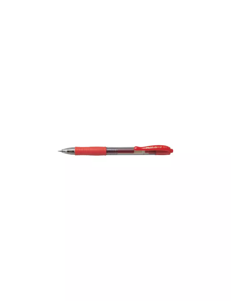 Penna Gel a Scatto G-2 Pilot - 0,7 mm - 001522 (Rosso)