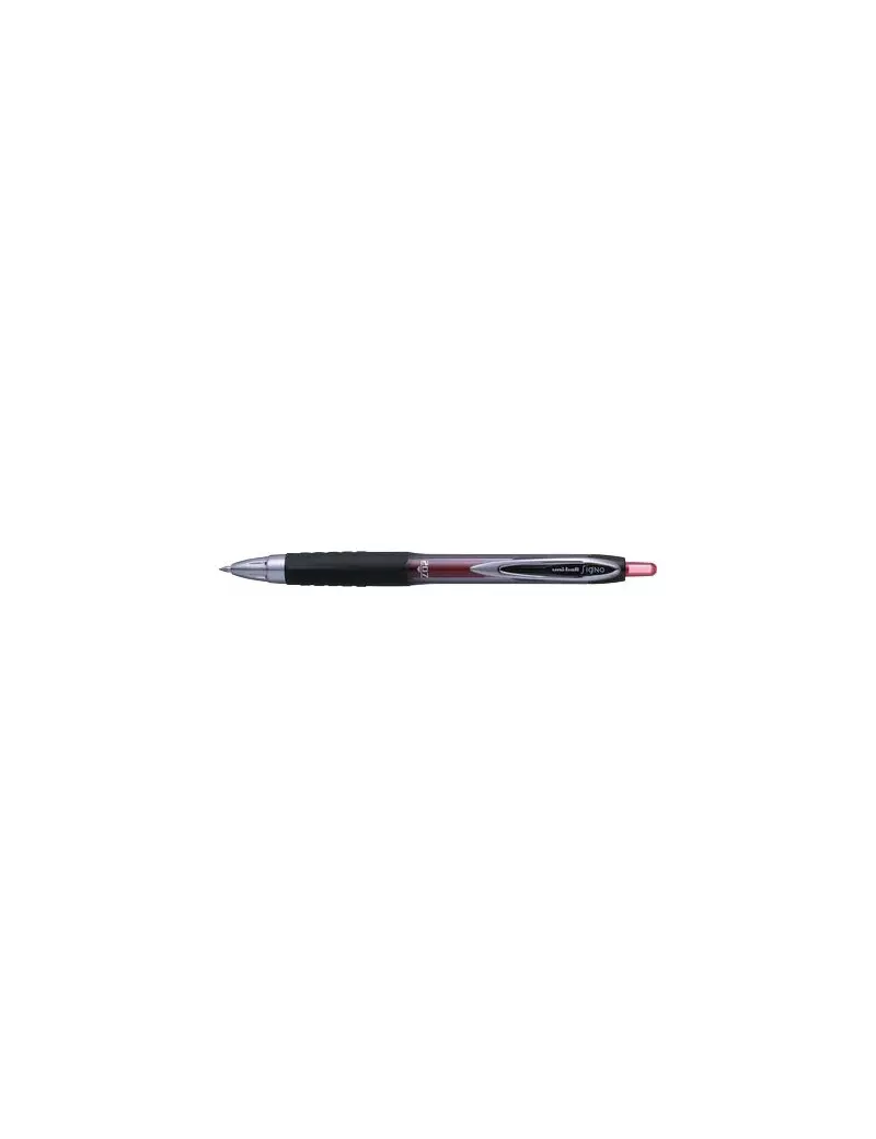 Penna Gel a Scatto Signo Uni-Ball - 0,7 mm - M-UM207-R (Rosso)