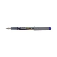 Penna Stilografica V Pen Silver Pilot - 0,4 mm - Media - 007571 (Blu)