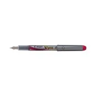 Penna Stilografica V Pen Silver Pilot - 0,4 mm - Media - 007572 (Rosso)