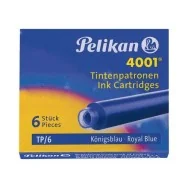 Cartucce per Stilografica 4001 TP/6 Pelikan - 0ATM01 (Blu Royal Conf. 6)