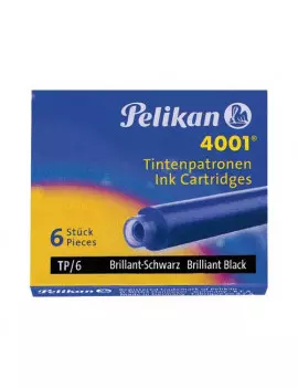 Cartucce per Stilografica 4001 TP/6 Pelikan - 0ATM05 (Rosso Conf. 6)