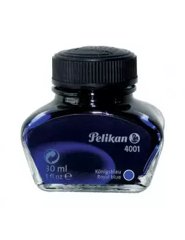 Inchiostro Stilografico 4001 Pelikan - 30 ml - 301010 (Blu Royal)