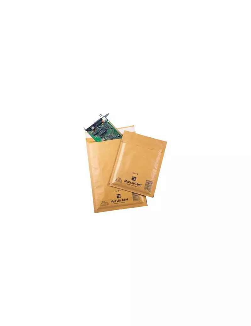 Busta Imbottita a Bolle d’Aria Aircap Sealed Air - 18x26 cm - 103027477 (Avana Conf. 10) Busta Imbottita a Bolle d’Aria Aircap Sealed Air - 18x26 cm - 103027477 (Avana Conf. 10)