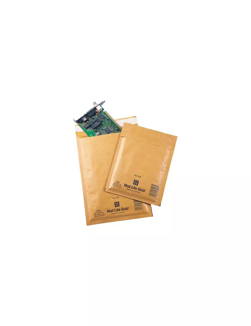 Busta Imbottita a Bolle d’Aria Aircap Sealed Air - 22x26 cm - 103041282 (Avana Conf. 10) Busta Imbottita a Bolle d’Aria Aircap Sealed Air - 22x26 cm - 103041282 (Avana Conf. 10)