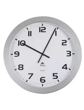 Orologio da Parete Big-Big Clock Alba - Ø60 cm (Grigio Metallizzato)