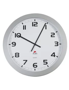 Orologio da Parete Big-Big Clock Alba - Ø60 cm (Grigio Metallizzato)