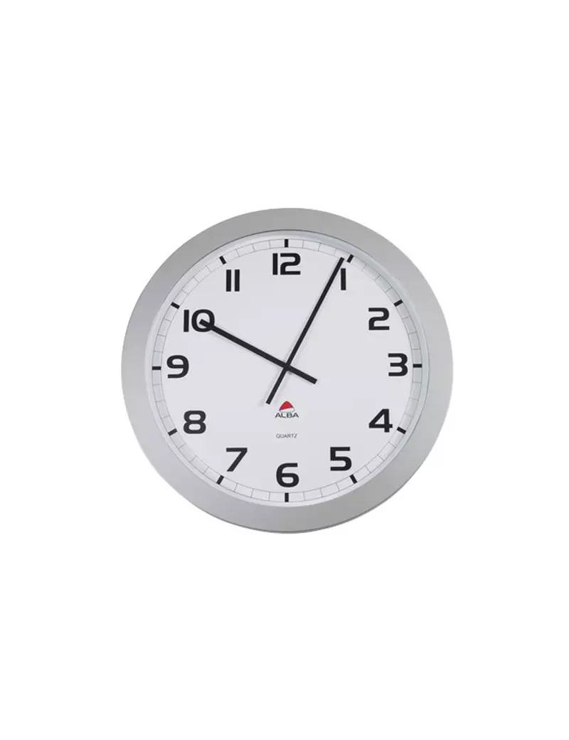 Orologio da Parete Big-Big Clock Alba - Ø60 cm (Grigio Metallizzato) Orologio da Parete Big-Big Clock Alba - Ø60 cm (Grigio Metallizzato)