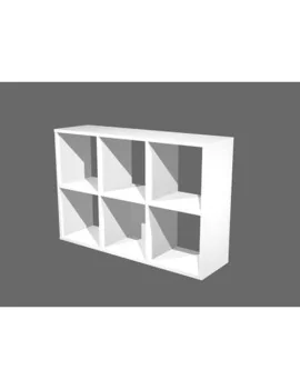 Libreria a Caselle Maxicube - 6 Caselle - 104x29,2x69,8 cm - 6MAXC/3 (Bianco)