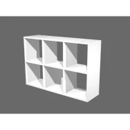 Libreria a Caselle Maxicube - 6 Caselle - 104x29,2x69,8 cm - 6MAXC/3 (Bianco)