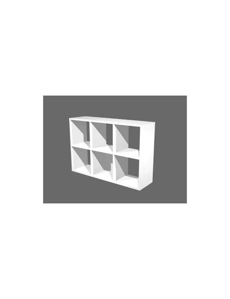 Libreria a Caselle Maxicube - 6 Caselle - 104x29,2x69,8 cm - 6MAXC/3 (Bianco) Libreria a Caselle Maxicube - 6 Caselle - 104x29,2x69,8 cm - 6MAXC/3 (Bianco)