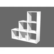 Libreria a Caselle Maxicube - 6 Caselle Scalare - 103,8x29,2x104 cm - 6DMAXC/3 (Bianco)