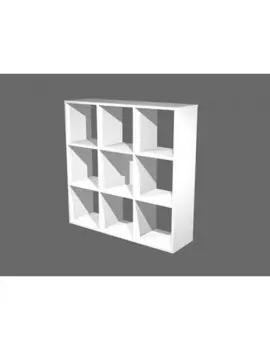 Libreria a Caselle Maxicube - 9 Caselle - 103,8x29,2x104 cm - 9MAXC/3 (Bianco)