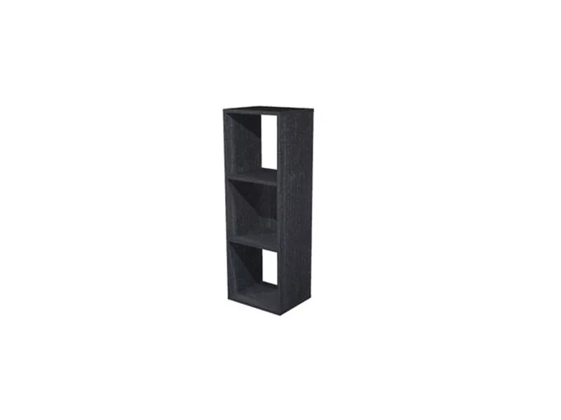 Libreria a Caselle Maxicube - 3 Caselle - 35,8x29,2x104 cm - 3MAXC/8 (Nero)