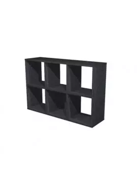 Libreria a Caselle Maxicube - 6 Caselle - 104x29,2x69,8 cm - 6MAXC/8 (Nero)